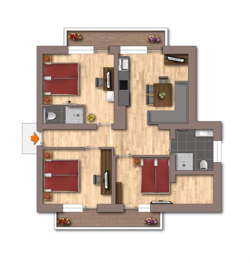 Alma Appartements Mayrhofen Bagian luar foto