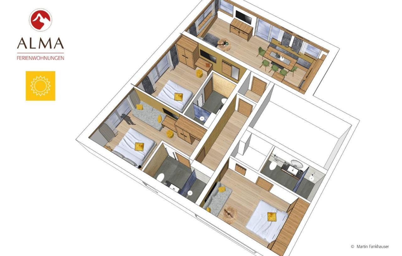 Alma Appartements Mayrhofen Bagian luar foto